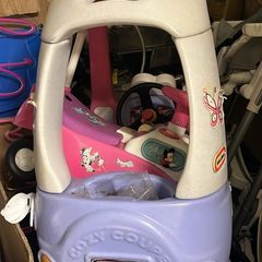 Toddler bundle, box of clothes,toys (Pink coloured) 2cars, boots