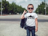 Fortnite game logo printed boys t-shirt tee top shirt