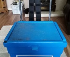 Fishing box and backrest