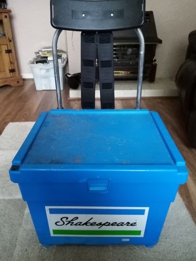 Fishing box and backrest