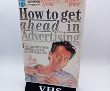 How To Get Ahead In Advertising Big Box Vhs Tape - Rare Retro Movie Vintage Film