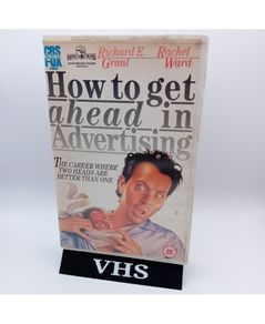 How To Get Ahead In Advertising Big Box Vhs Tape - Rare Retro Movie Vintage Film