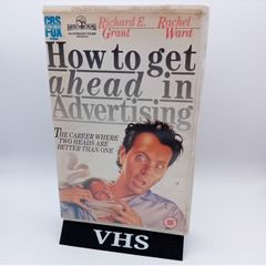 How To Get Ahead In Advertising Big Box Vhs Tape - Rare Retro Movie Vintage Film