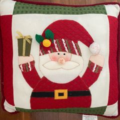 Christmas Cushion embroidered