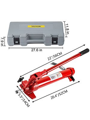 Porta Power Hydraulic Jack Kit 12 Ton Sheet Metal Correction Automotive Frame Shape Repair Separation Jack Tools