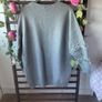 cardigan bnwt grey edge to edge cardigan size 10 embellished Image 8