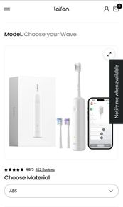 electric tooth brush - Laifen Wave