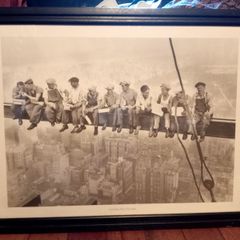 Lunchtime Atop a Skyscraper Big Picture Print