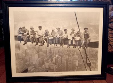 Lunchtime Atop a Skyscraper Big Picture Print