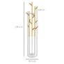 Bamboo Coat Rack Free Standing Image 2