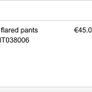 Subdued Chenille Flared Pants - BNWT Image 2