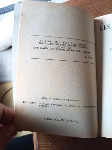 Vintage 1960s Les Quarte Evangiles.