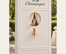 Champagne Wall Fully Dismantlable  Ready To Customise