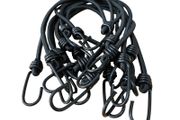 Shock Cord with 2 metal hooks 60cm - 10 Pack