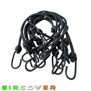 Shock Cord with 2 metal hooks 60cm - 10 Pack