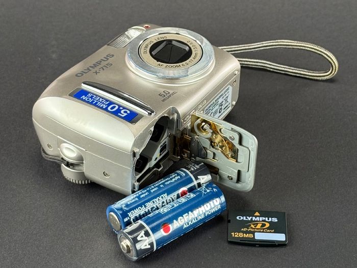 Olympus X-715 retro digital camera