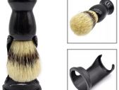 Men Shaving Brush & Stand Set - Bristle Brush with Holder