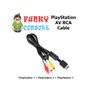 PS3 AV TV Video Cable RCA Lead for the PlayStation 3 2 1 PS1 PS2 PS3 Image 2