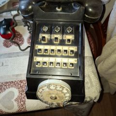 Rare Large Heavy Old Bakelite Telephone Switchboard Rotary Dial 1950s