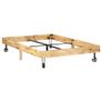 Bed Frame Solid Mango Wood 12x200 cm Image 2