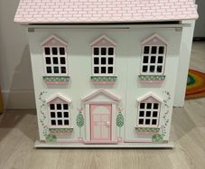 Doll House Fully Furnished with Dolls and Accessories
