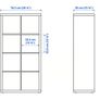 IKEA Kallax shelving unit - Black-brown Image 3