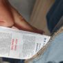 New jeans coat size fits XS s Image 6