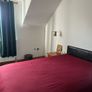 Double bed for sale, faux leather headboard. Collection from Charleville. 140x190 sm. Image 2
