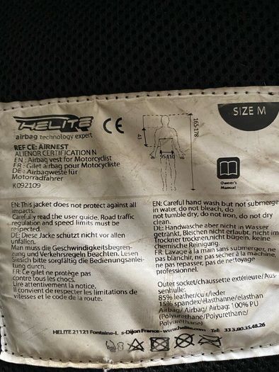 Horse Riding Air Vest - Helite