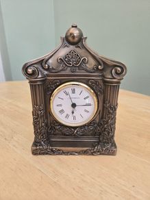 Genesis Cold Cast Bronze Mantle Clock