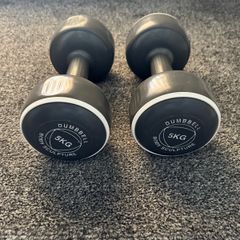 Two 5 kg dumbbells