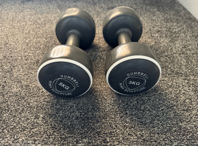 Two 5 kg dumbbells