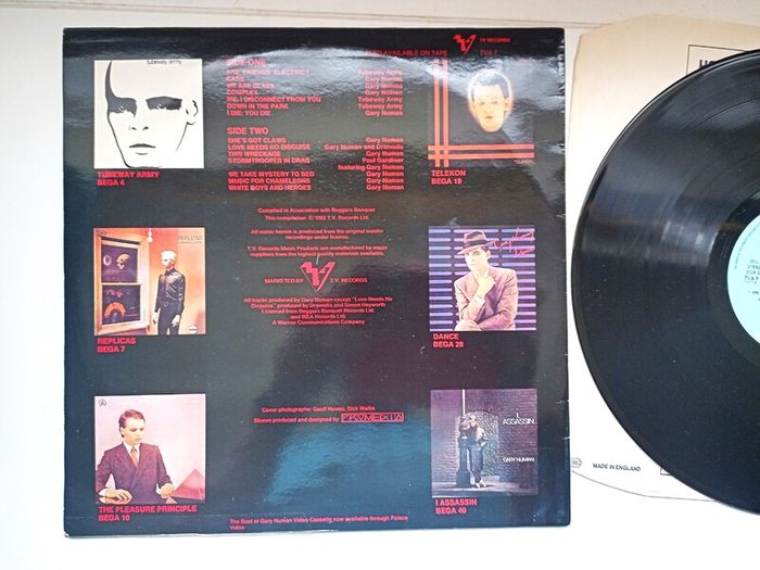 New Man Numan Best Of Hits Album 1982