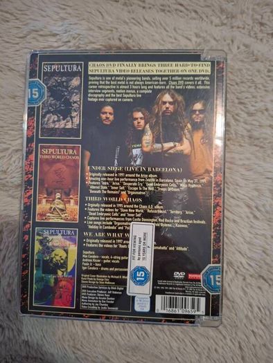 Metal  Rock DVD Bundle Soulfly, Sepultura, Megadeth, Evanescence