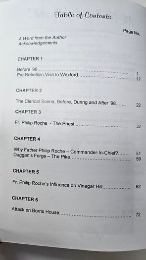 Fr Philip Roche Rebel Priest - 1798 Rebellion History Book - Irish History Book