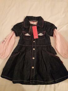Denim dress,age 3,brand new