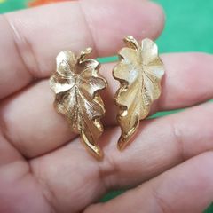 Vintage Monet Golden Tone Earrings