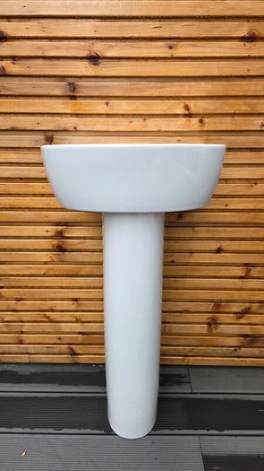 Cersanit pedestal washbasin