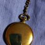 Bernex Gold-Plated Half-Hunter Pocket Watch - Moonphase & Date (For Parts/Repair) Image 5