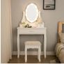 BRAND NEW Nordic Dresser White Makeup Dressing Table with LED Mirror Image 4