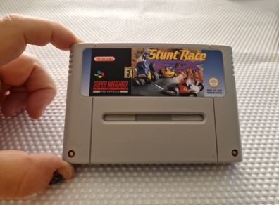 Stunt Racer Super Nintendo Snes Arcade Retro Games Original