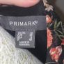 Primark Floral Wrap Mini Dress UK10 Boho Sheer Sleeve Tea Dress Black Image 5