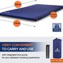 Inflatable Double Camping Mat with Foot Pump, Ultralight Air Camp Mattress 120cm 140cm for 2 Person, Compact and Moistureproof Sleeping Mat for Hiking, Backpacking, Hammock, Tent (FREE POSTAGE) Image 5