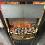 Fireplace with electric inset. Image 4