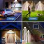 NEW SALE | Solar Lights Outdoor Garden, 190LED 1500LM Solar Lights, 3 Modes & Remote Solar Security Lights Image 5