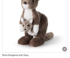 American Girl Kira's Kangaroo and Joey EUC