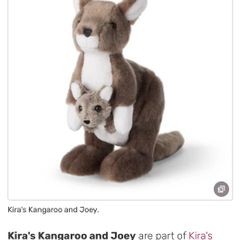 American Girl Kira's Kangaroo and Joey EUC