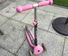scooter pink used by one child