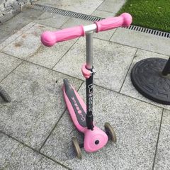 scooter pink used by one child
