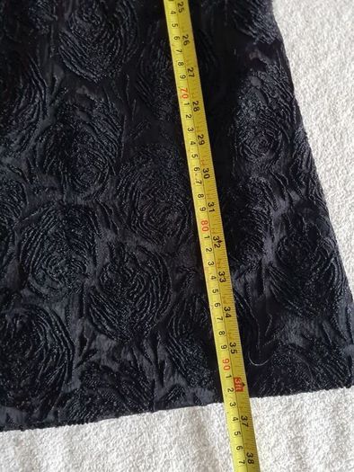 Black jaquard occasion coctail dress